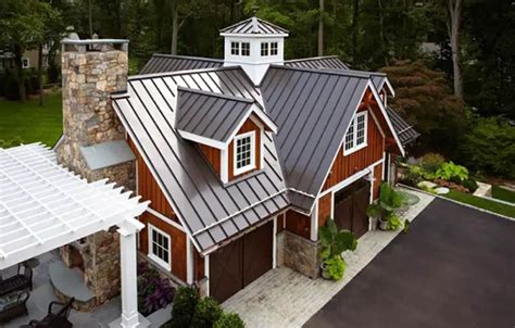 2 colors of metal rood on a house|traditional metal roof colors.